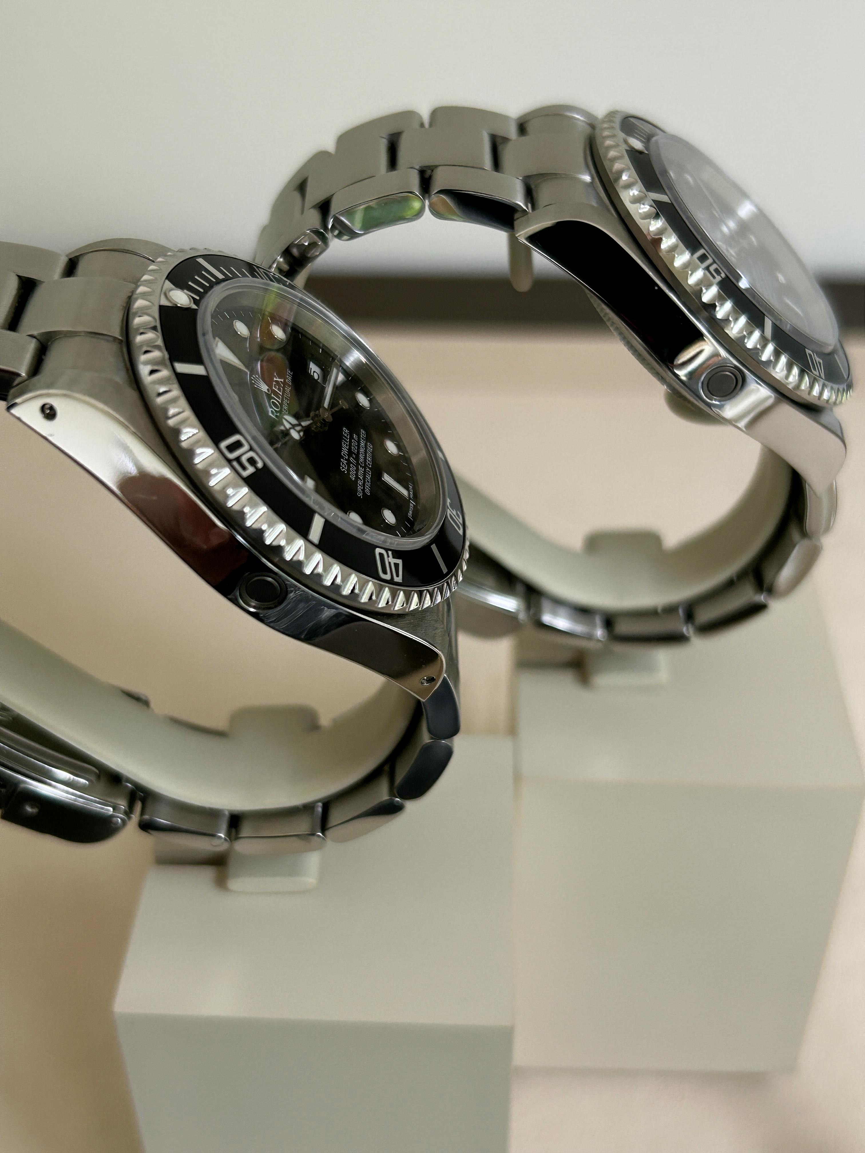 Rolex Sea-Dweller 16600 Série A & Z — côté valve comparaison